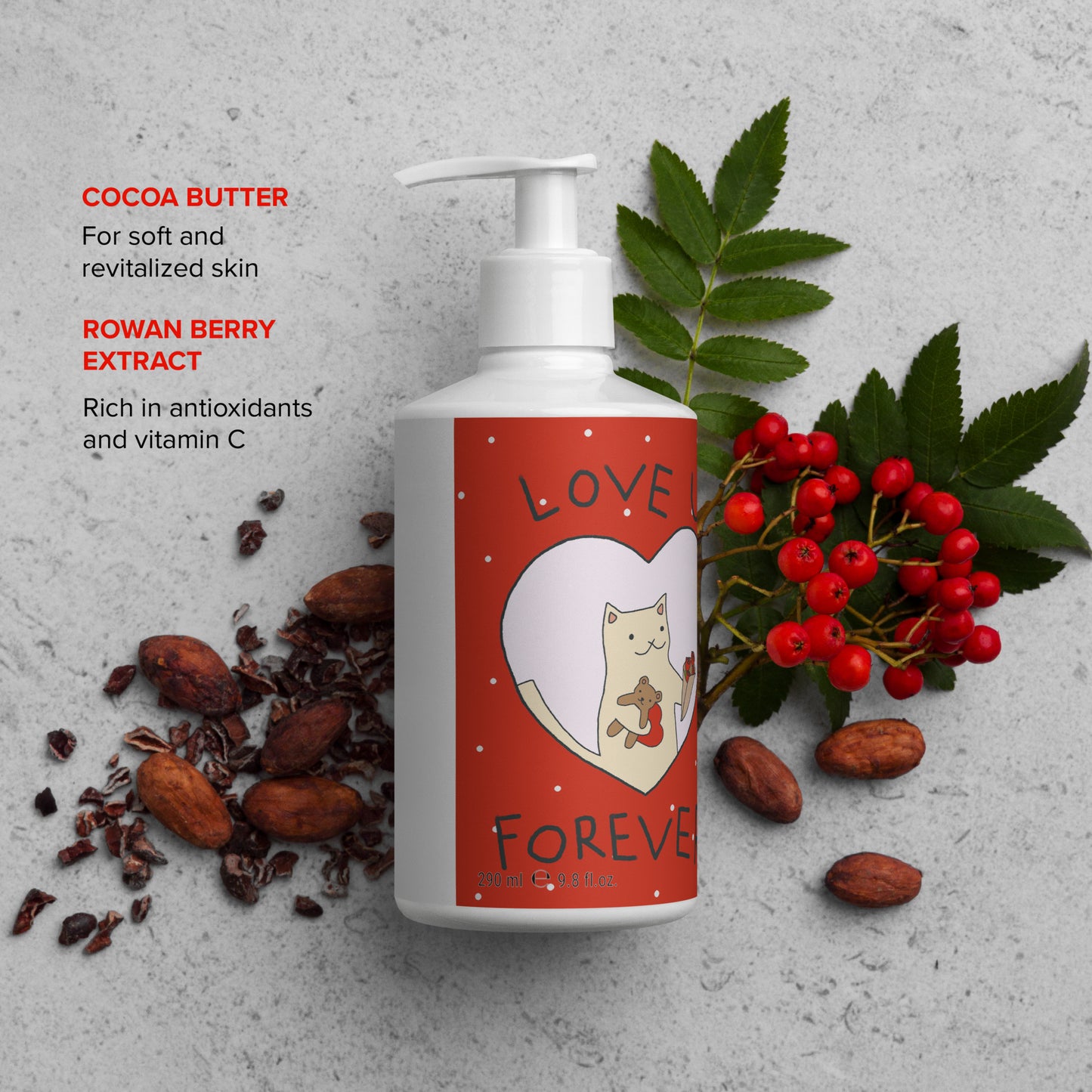 Love U Forever Floral hand & body lotion