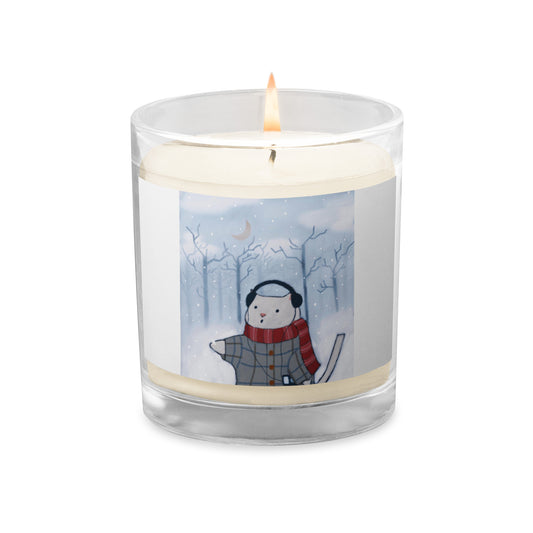 Winter Glass jar soy wax candle