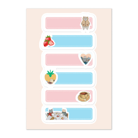 Hygge Label Sticker sheet