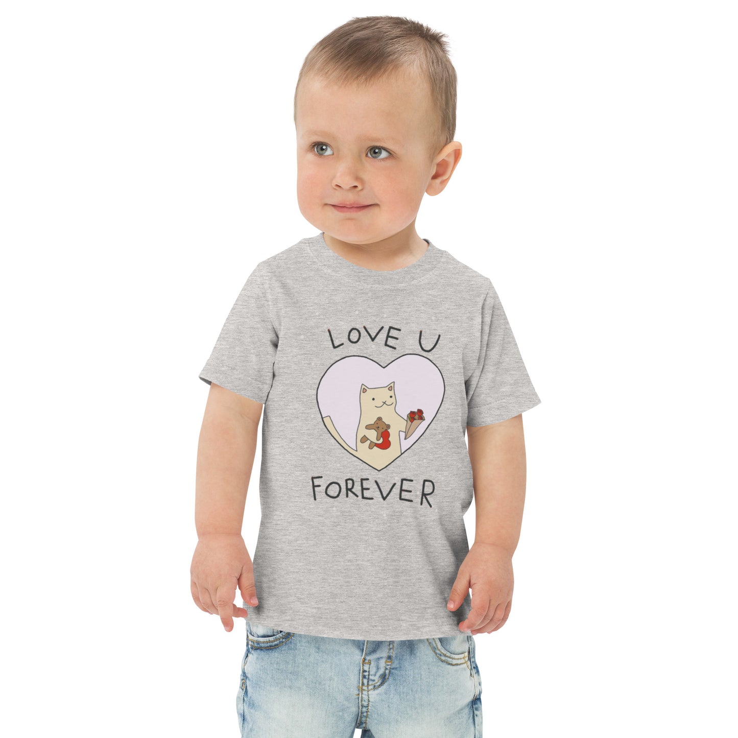 Love U Forever Toddler jersey t-shirt