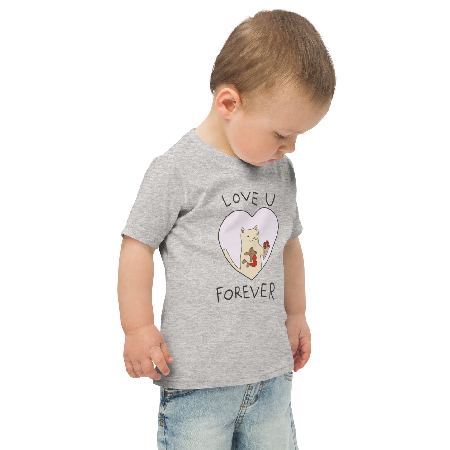 Love U Forever Toddler jersey t-shirt