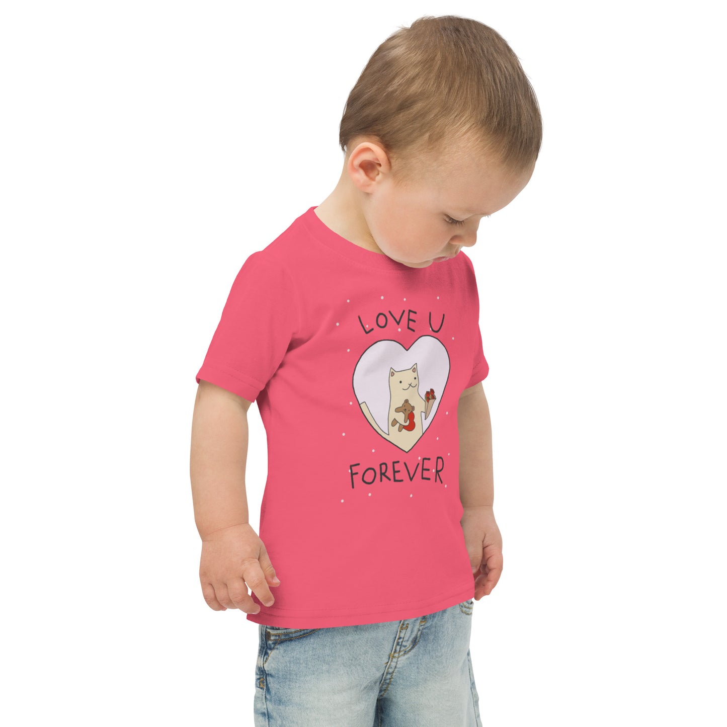 Love U Forever Toddler jersey t-shirt