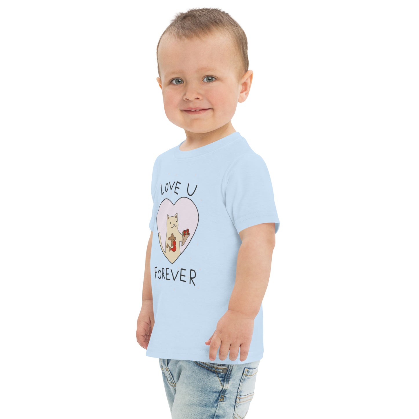 Love U Forever Toddler jersey t-shirt