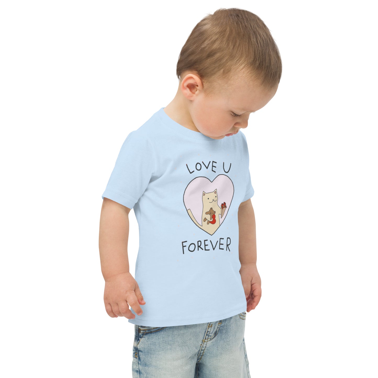 Love U Forever Toddler jersey t-shirt