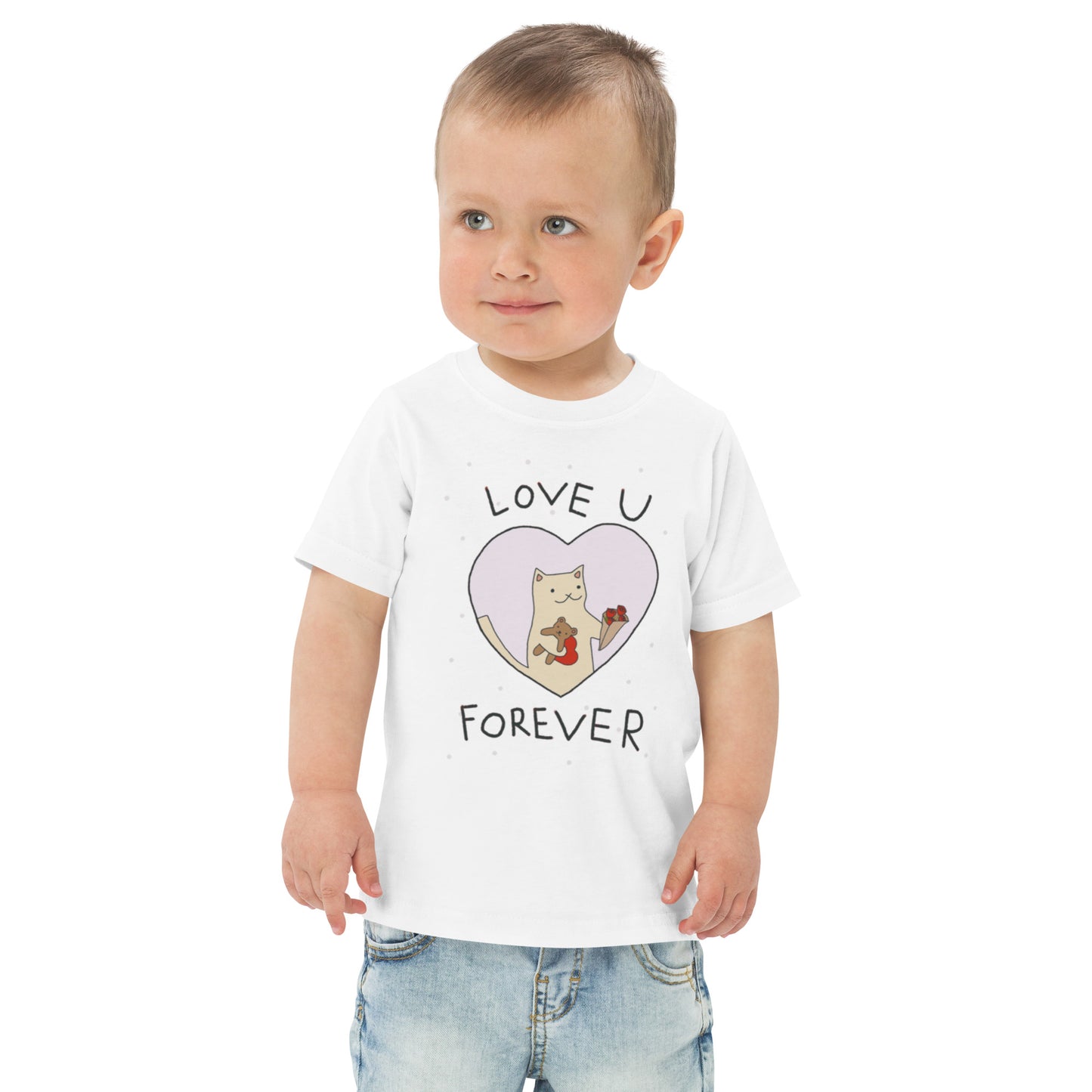 Love U Forever Toddler jersey t-shirt