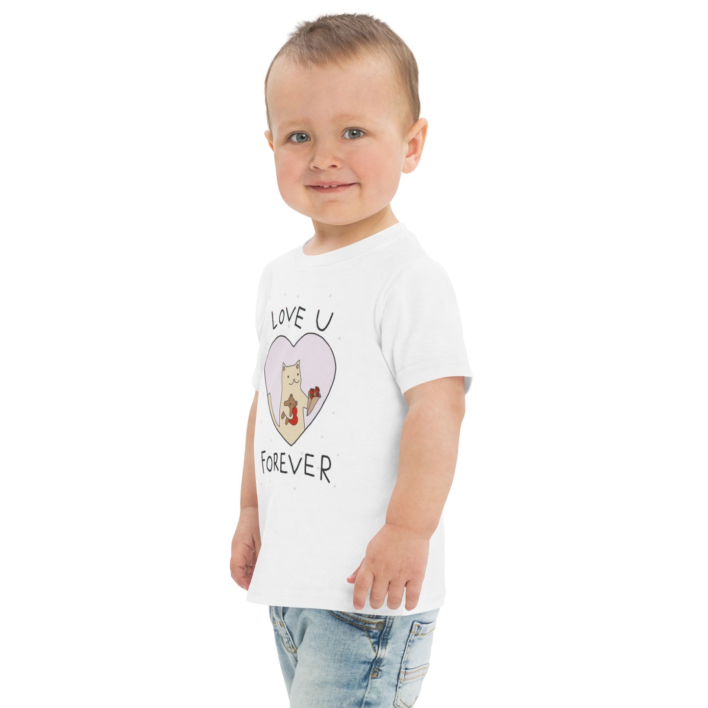 Love U Forever Toddler jersey t-shirt