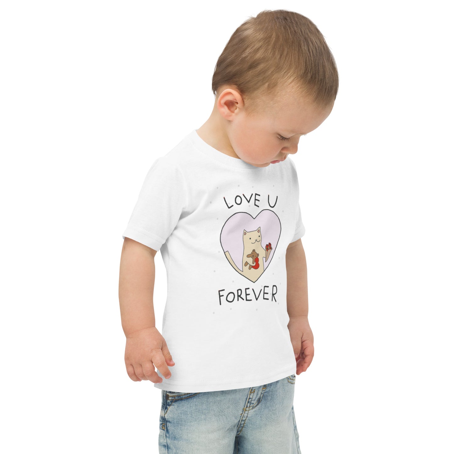 Love U Forever Toddler jersey t-shirt