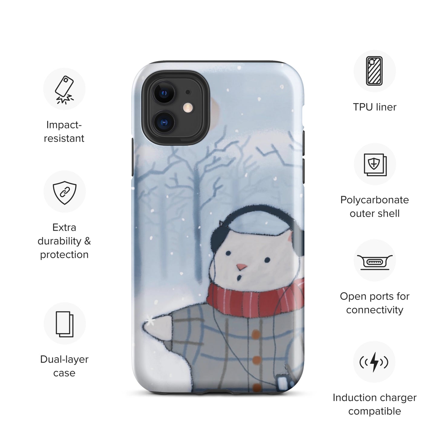 Winter Theme Tough Case for iPhone®