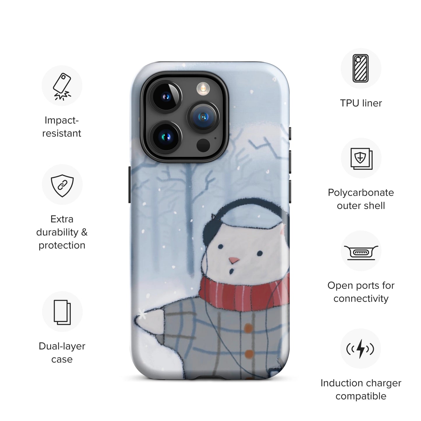 Winter Theme Tough Case for iPhone®