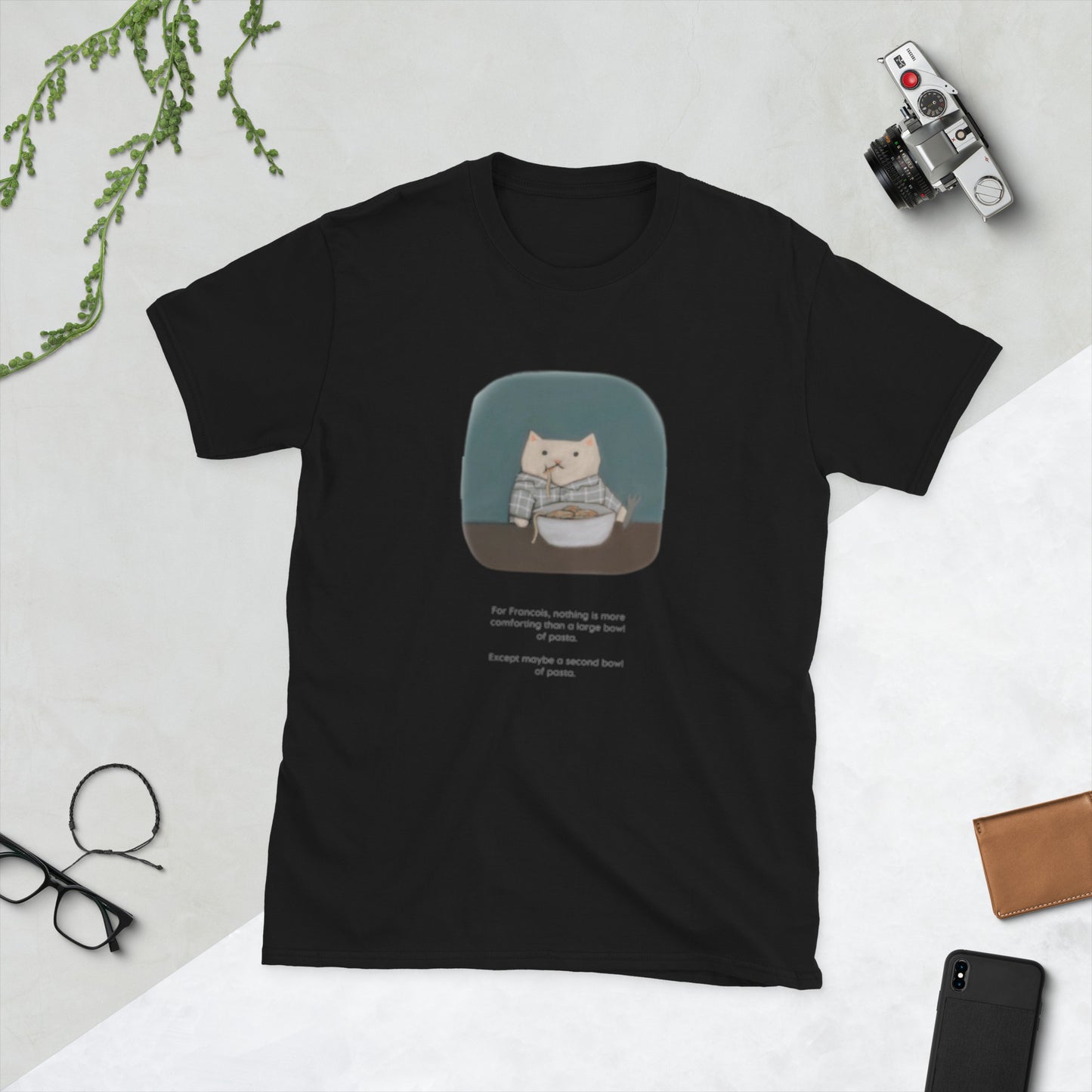 Francois Eats Carbs Short-Sleeve Unisex T-Shirt