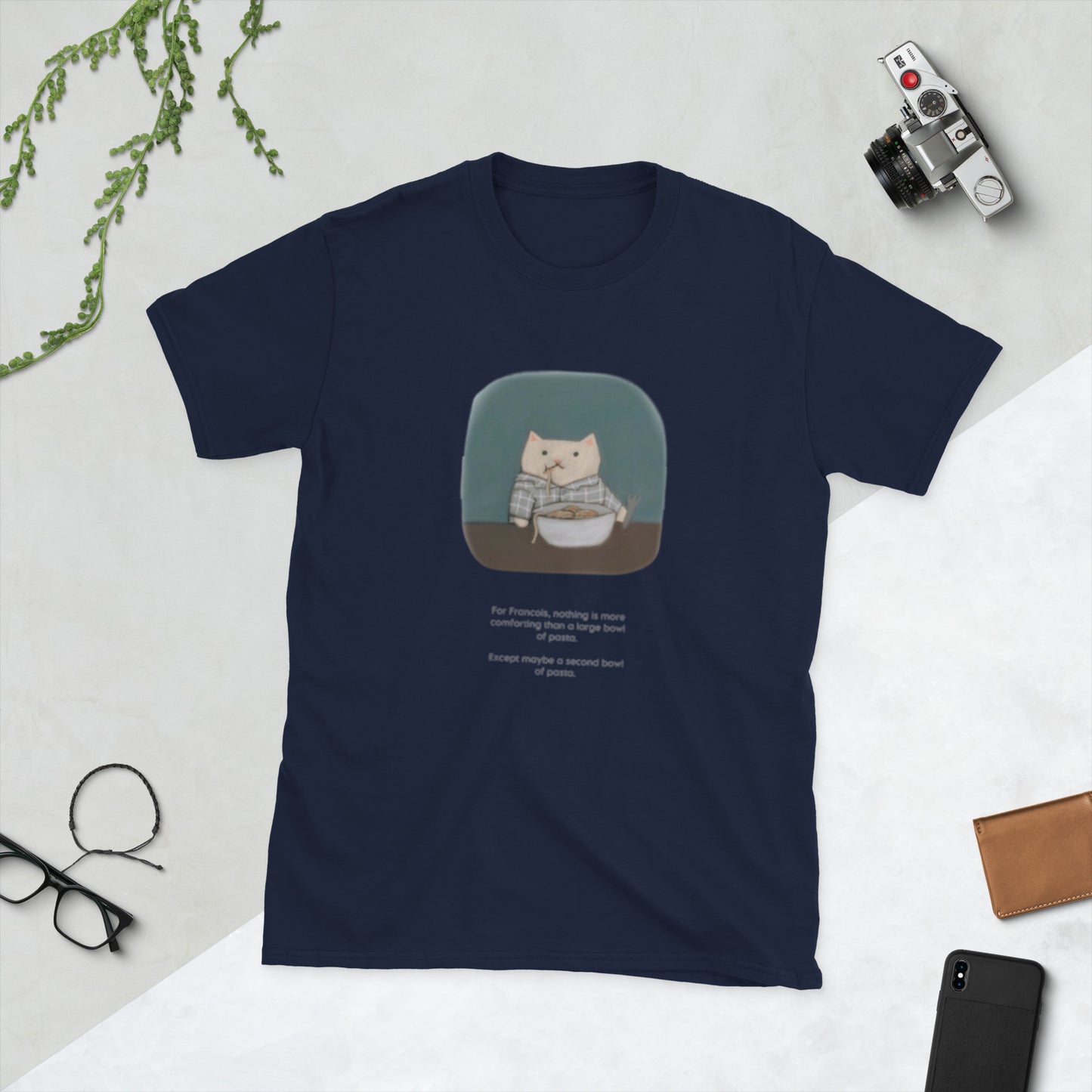 Francois Eats Carbs Short-Sleeve Unisex T-Shirt