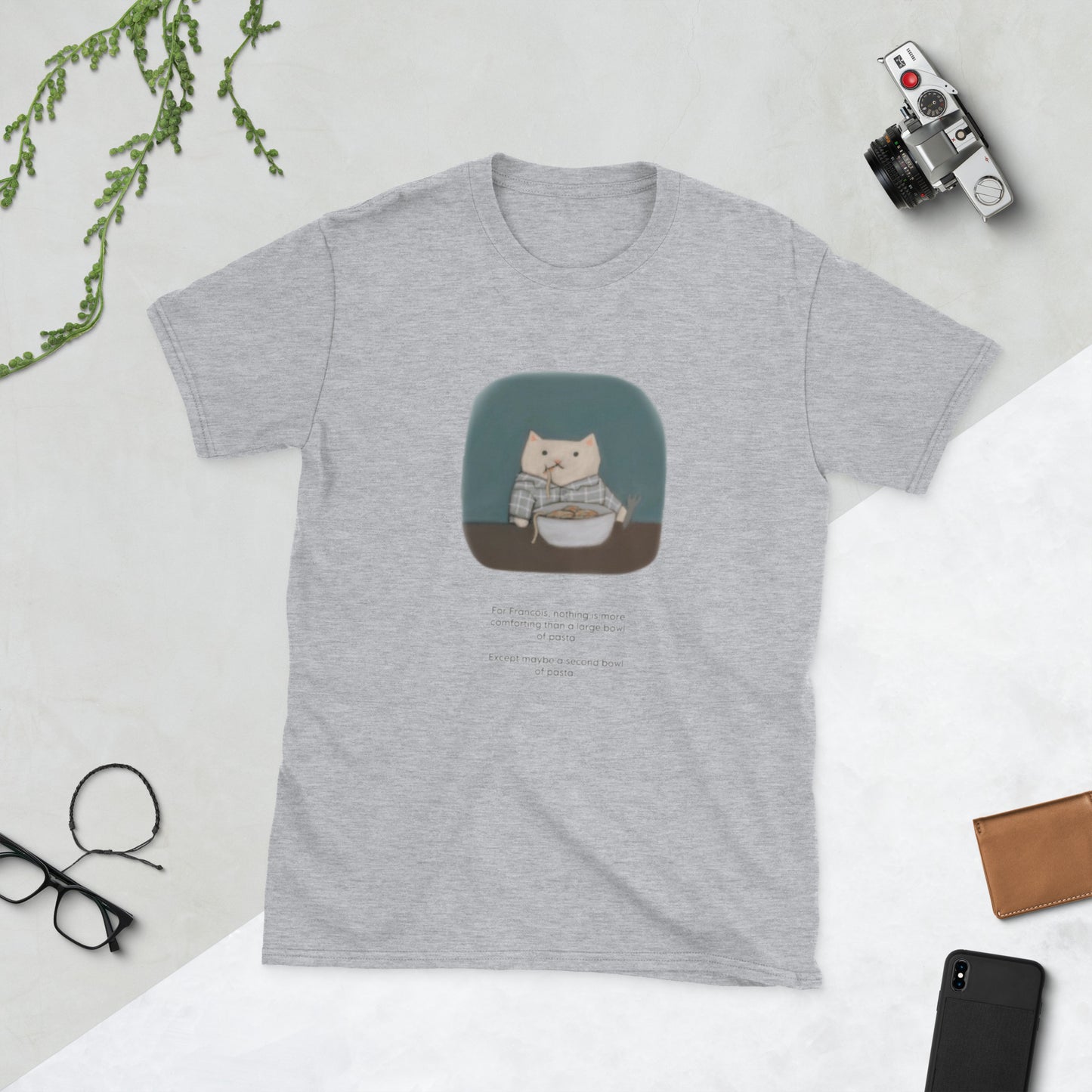 Francois Eats Carbs Short-Sleeve Unisex T-Shirt