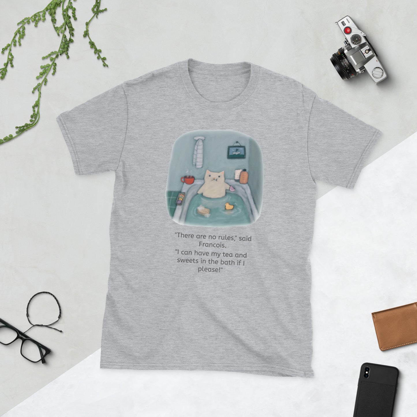 Bathtime Snacks Short-Sleeve Unisex T-Shirt