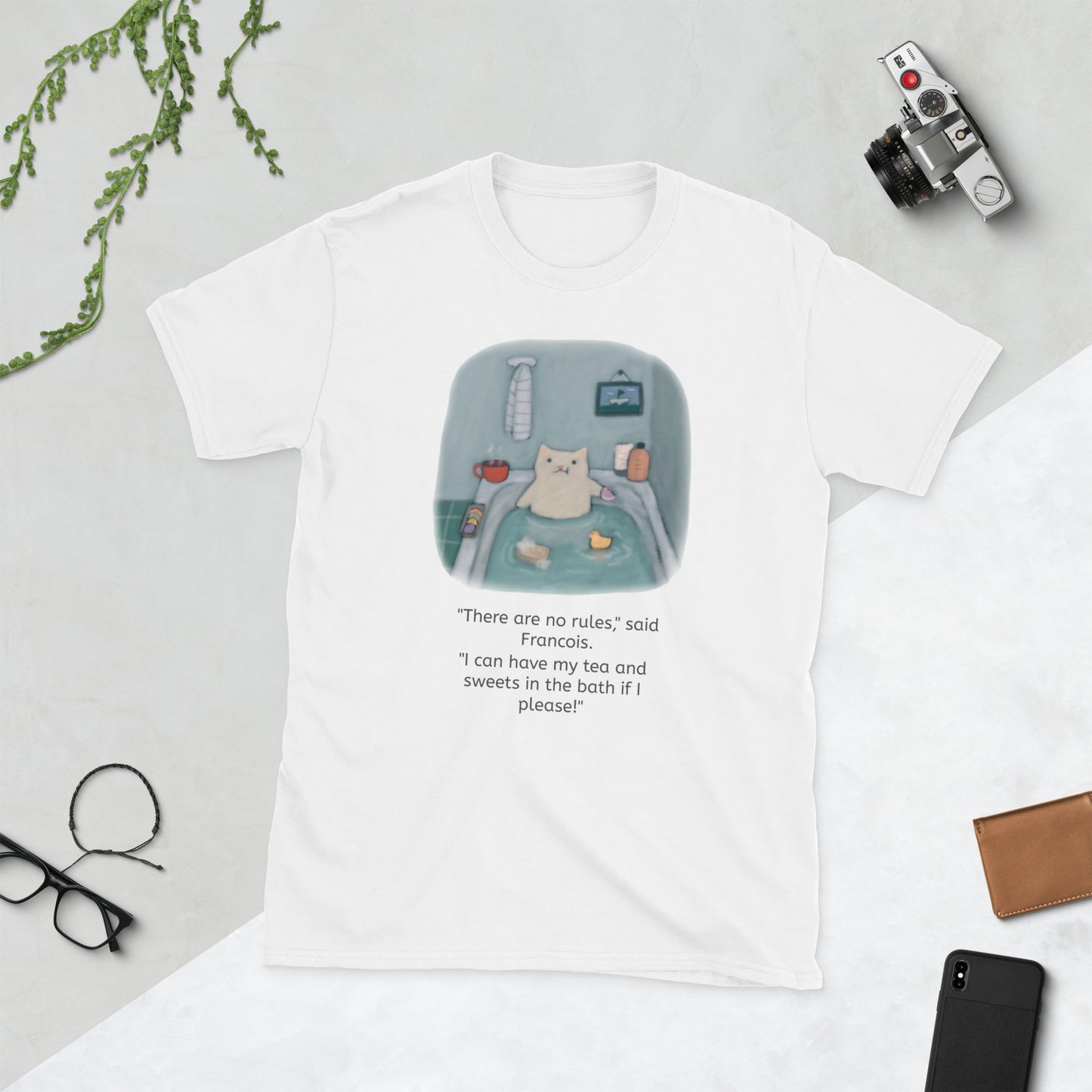 Bathtime Snacks Short-Sleeve Unisex T-Shirt