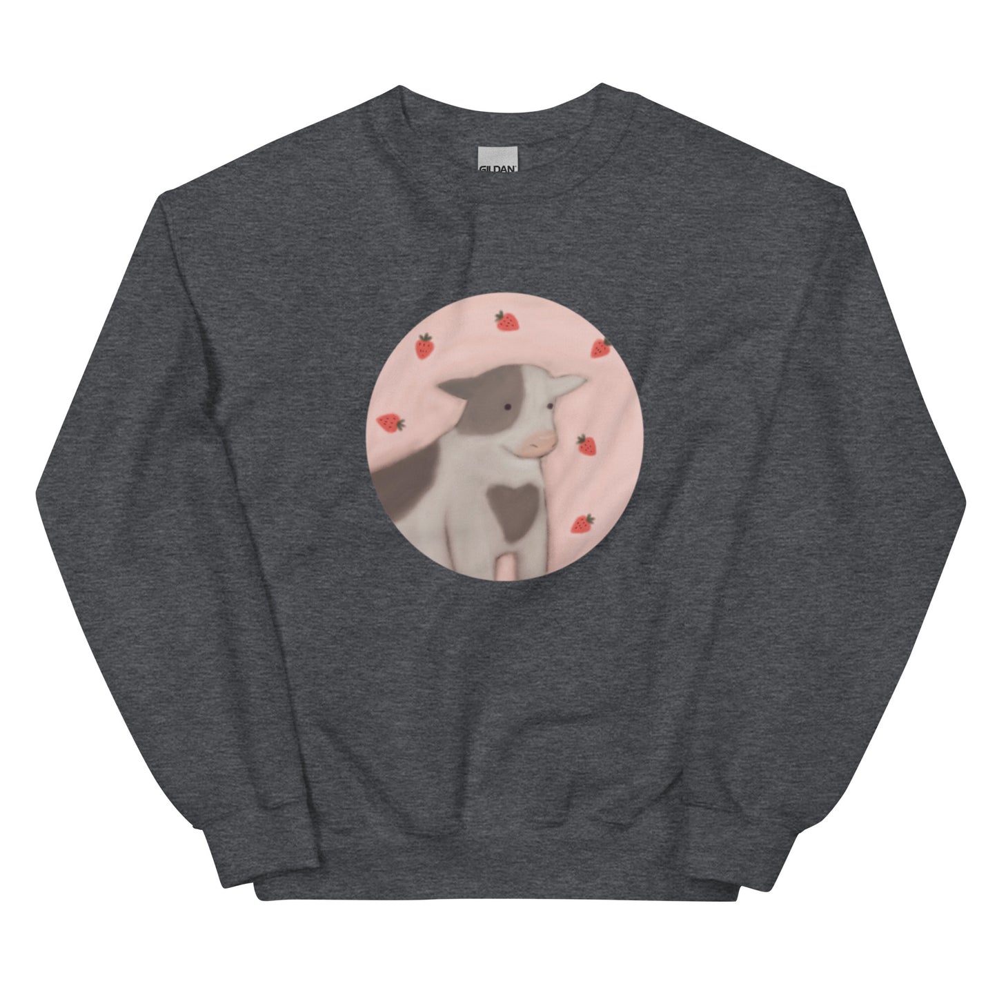 Strawberry Cow Unisex Sweatshirt