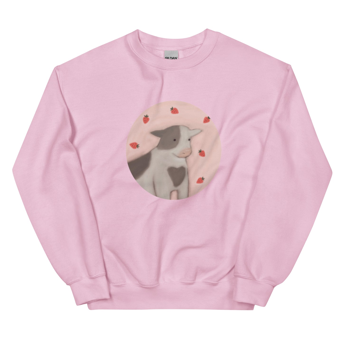 Strawberry Cow Unisex Sweatshirt