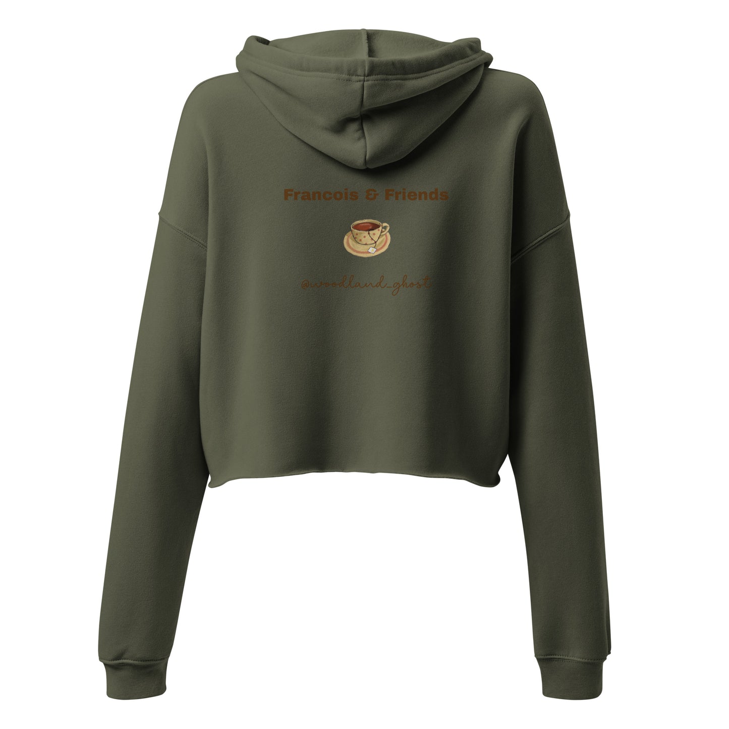 Tea Time Francois Crop Hoodie