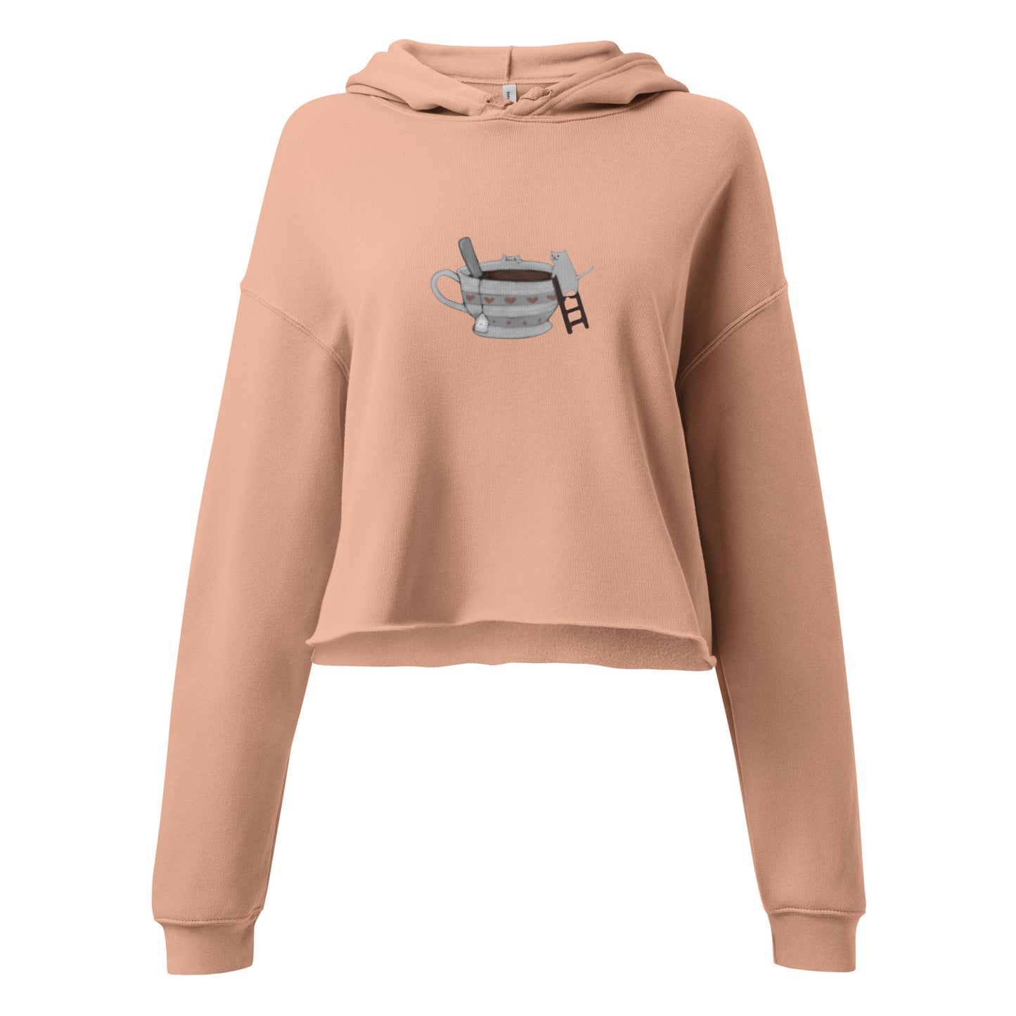 Tea Time Francois Crop Hoodie