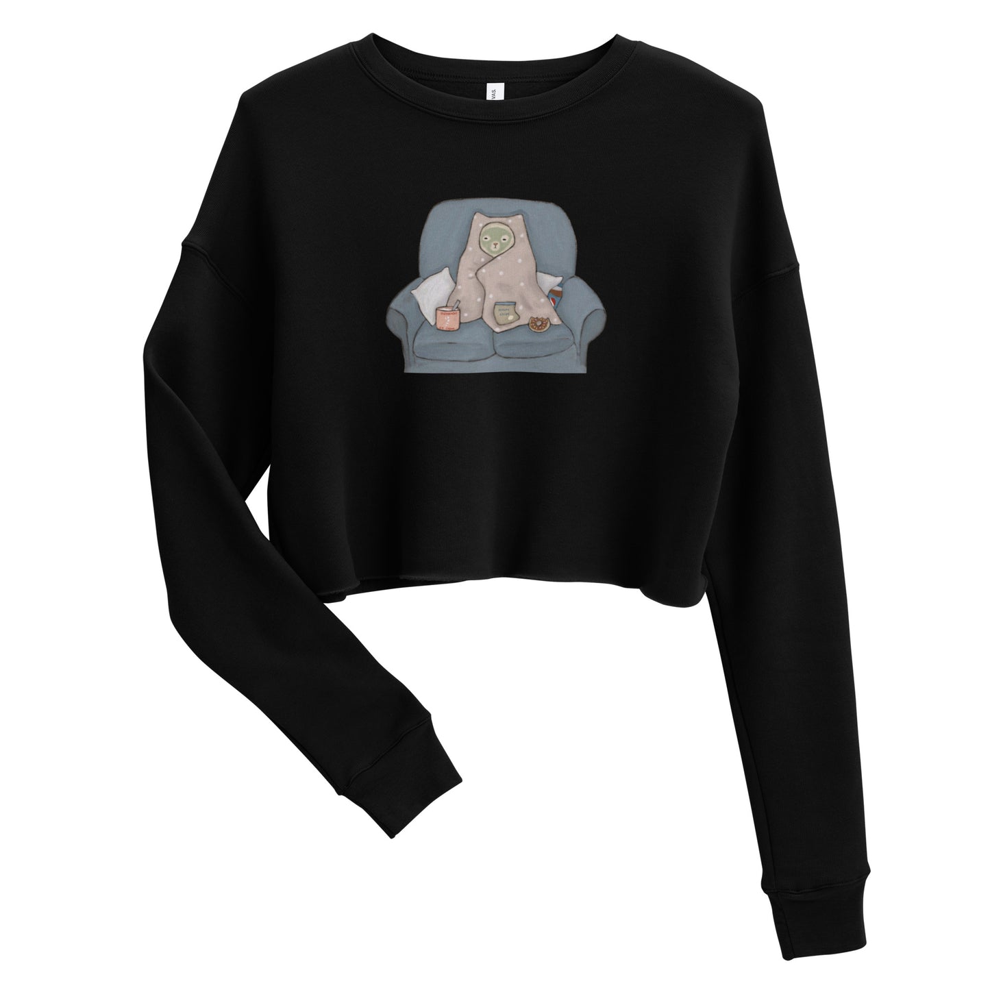 Self Care Day Crop Sweatshirt