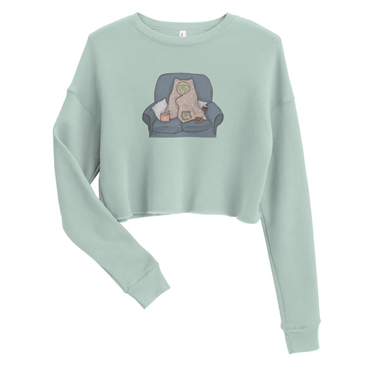 Self Care Day Crop Sweatshirt