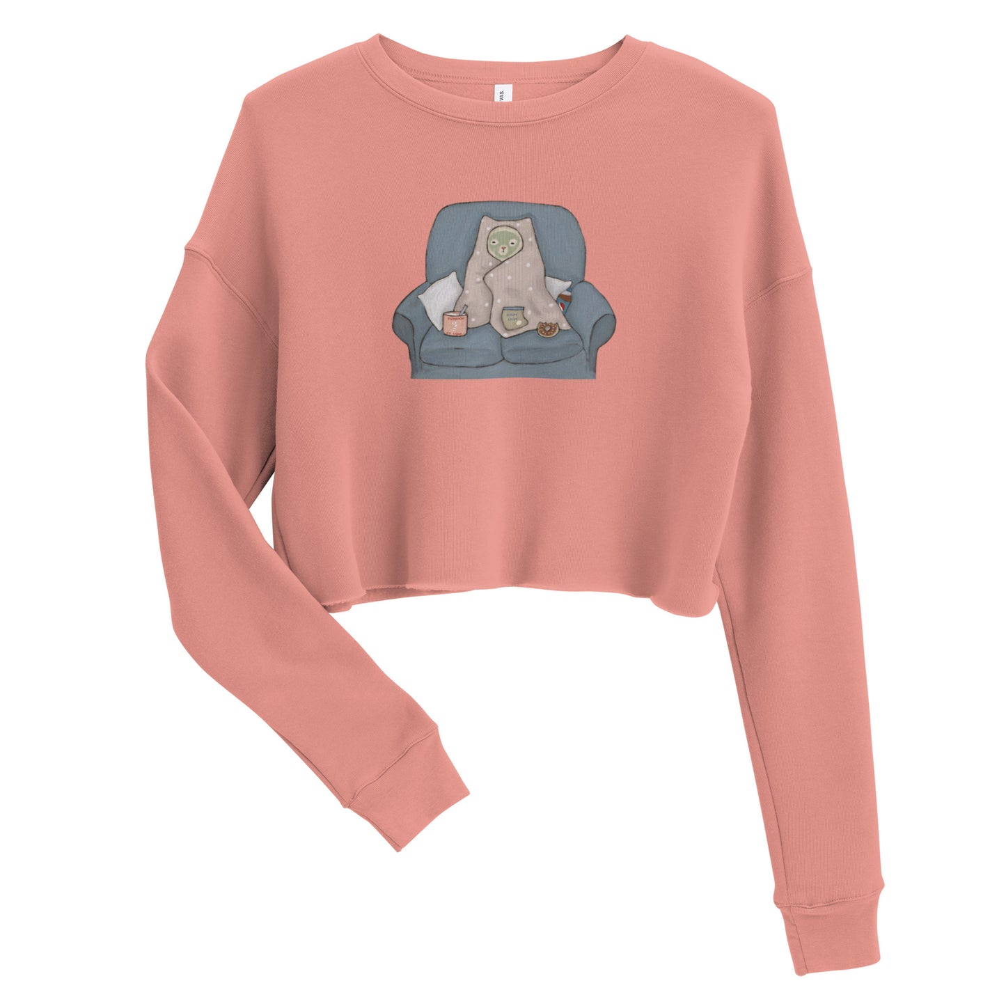 Self Care Day Crop Sweatshirt