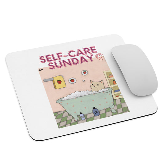 Strawberry Cat Mouse pad